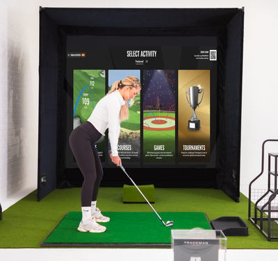 SimBox Golf Simulator Enclosure – 7 Sizes